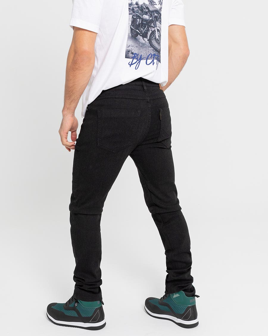 ByCity Bull Men's Motorcycle Jeans - Black - Salt Flats Clothing