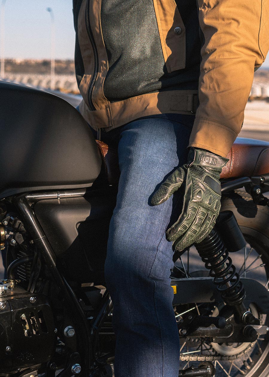 ByCity Bull Men's Motorcycle Jeans - Dark Blue - Salt Flats Clothing