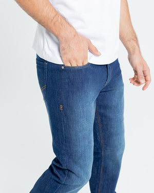 ByCity Bull Men's Motorcycle Jeans - Dark Blue - Salt Flats Clothing