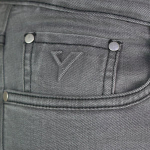 ByCity Bull Men's Motorcycle Jeans - Grey - Salt Flats Clothing