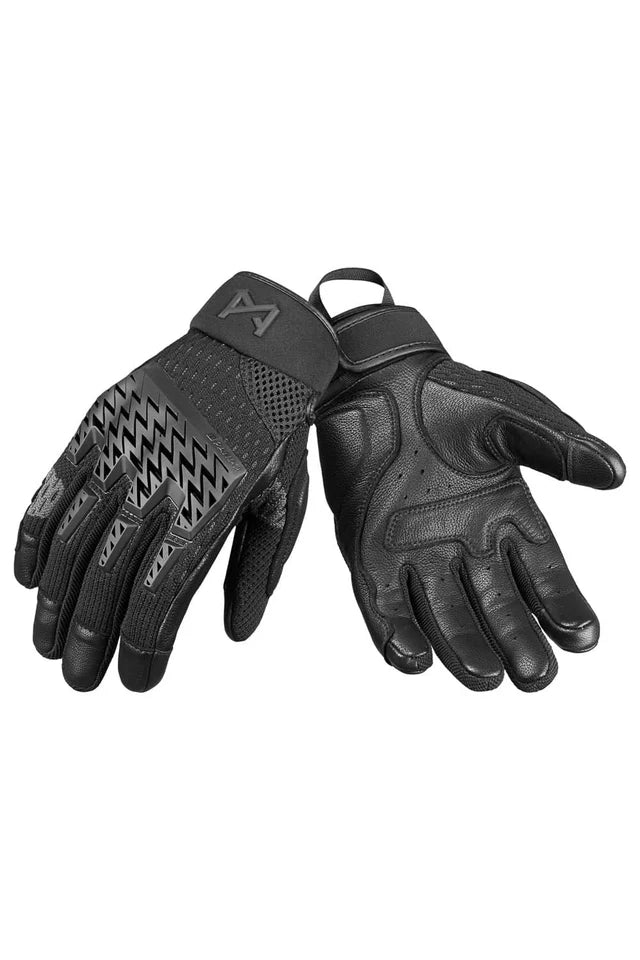 Pando Moto Vidar Gloves - Black - Salt Flats Clothing