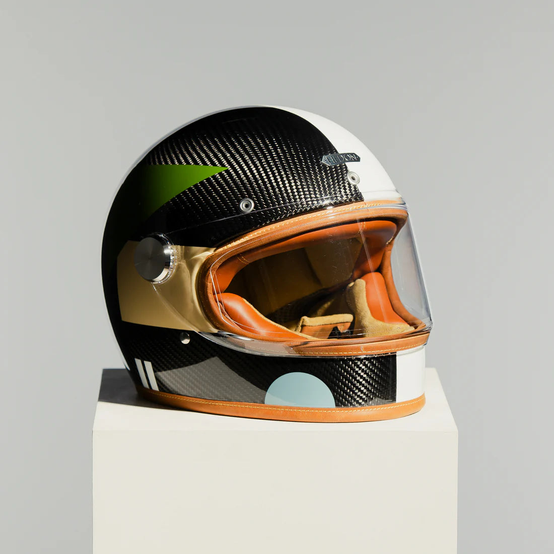Hedon Heroine Racer 2.0 ECE 22.06 Full Face Motorcycle Helmet - Bauhaus - Salt Flats Clothing