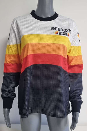 Eudoxie Sunrise Ladies Riding Jersey - Salt Flats Clothing