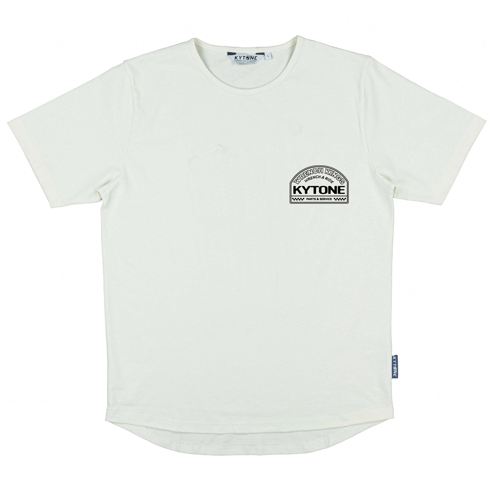 Kytone Wrench Kings Men's T'Shirt - Ecru - Salt Flats Clothing