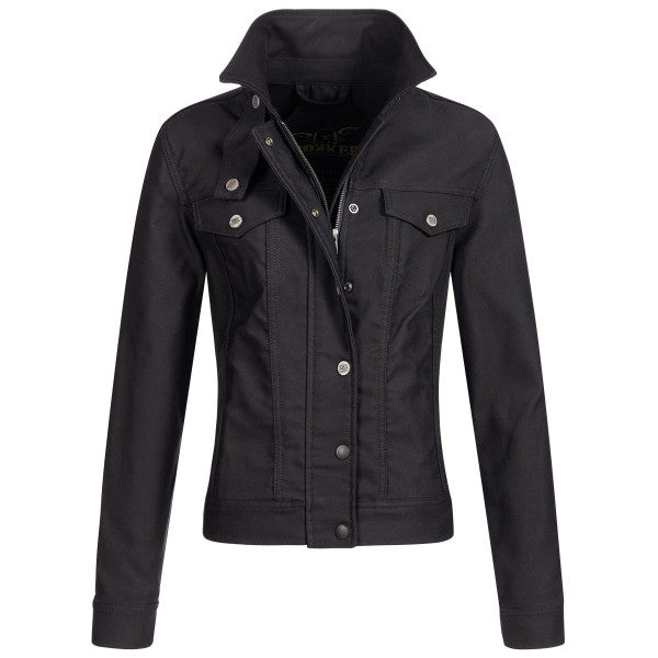 Rokker Black Ladies Short Jacket - Salt Flats Clothing