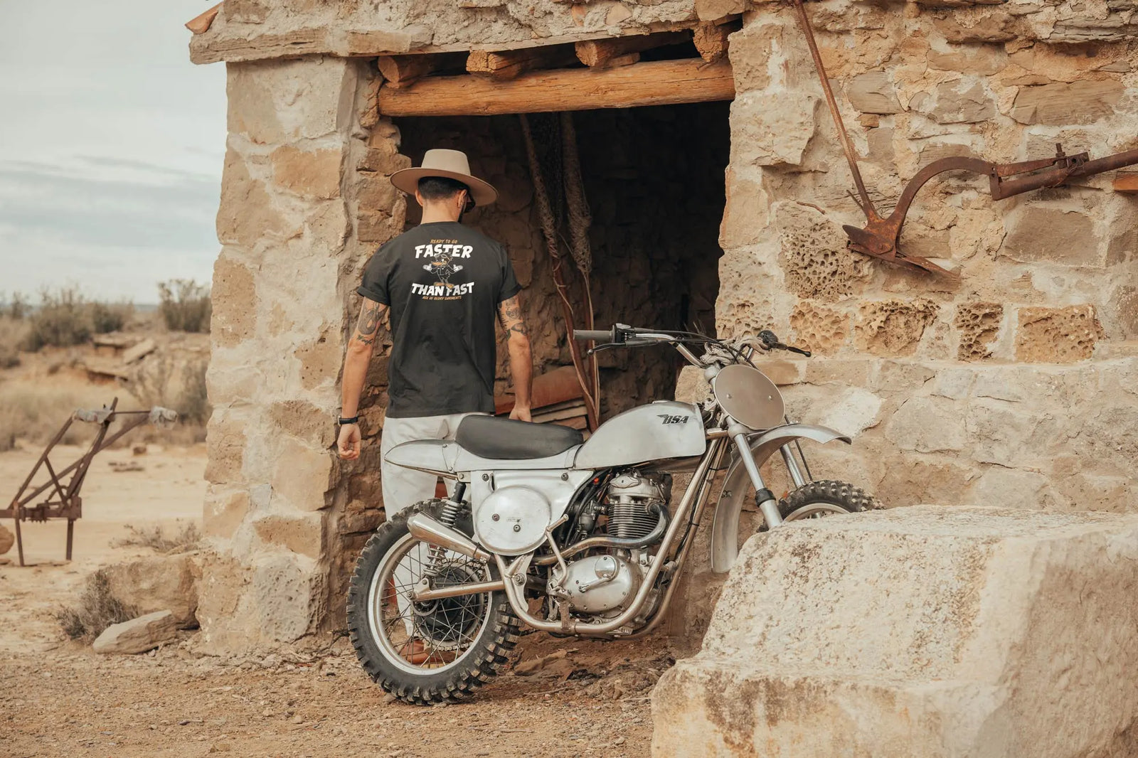 Age of Glory Faster T'Shirt - Black - Salt Flats Clothing