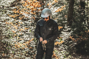 Age of Glory Mission Waxed Cotton Jacket - Black - Salt Flats Clothing