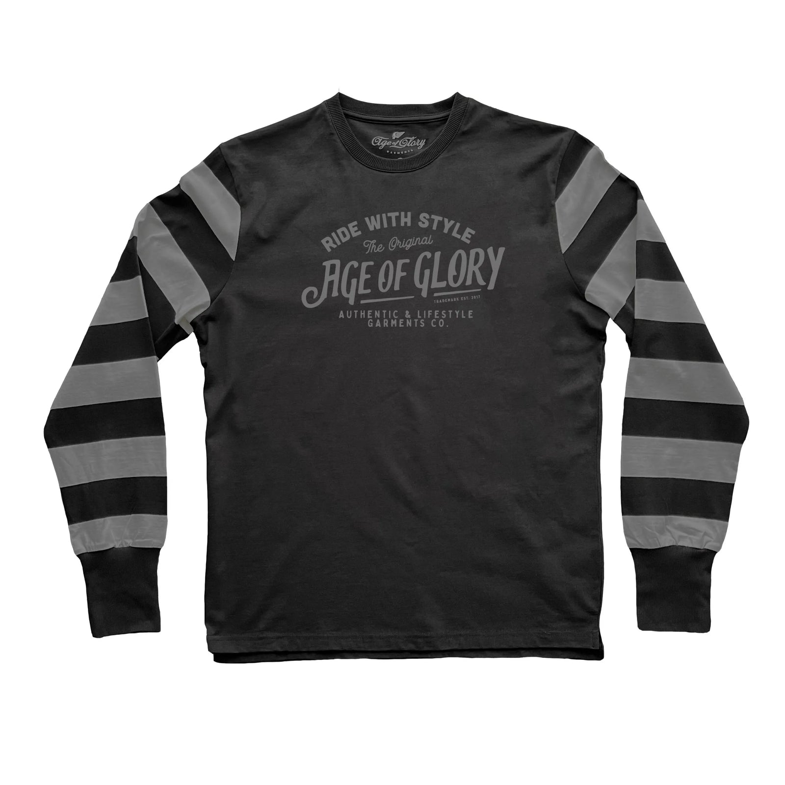 Age of Glory Original LS Stripes Men's Long Sleeve T'Shirt - Salt Flats Clothing