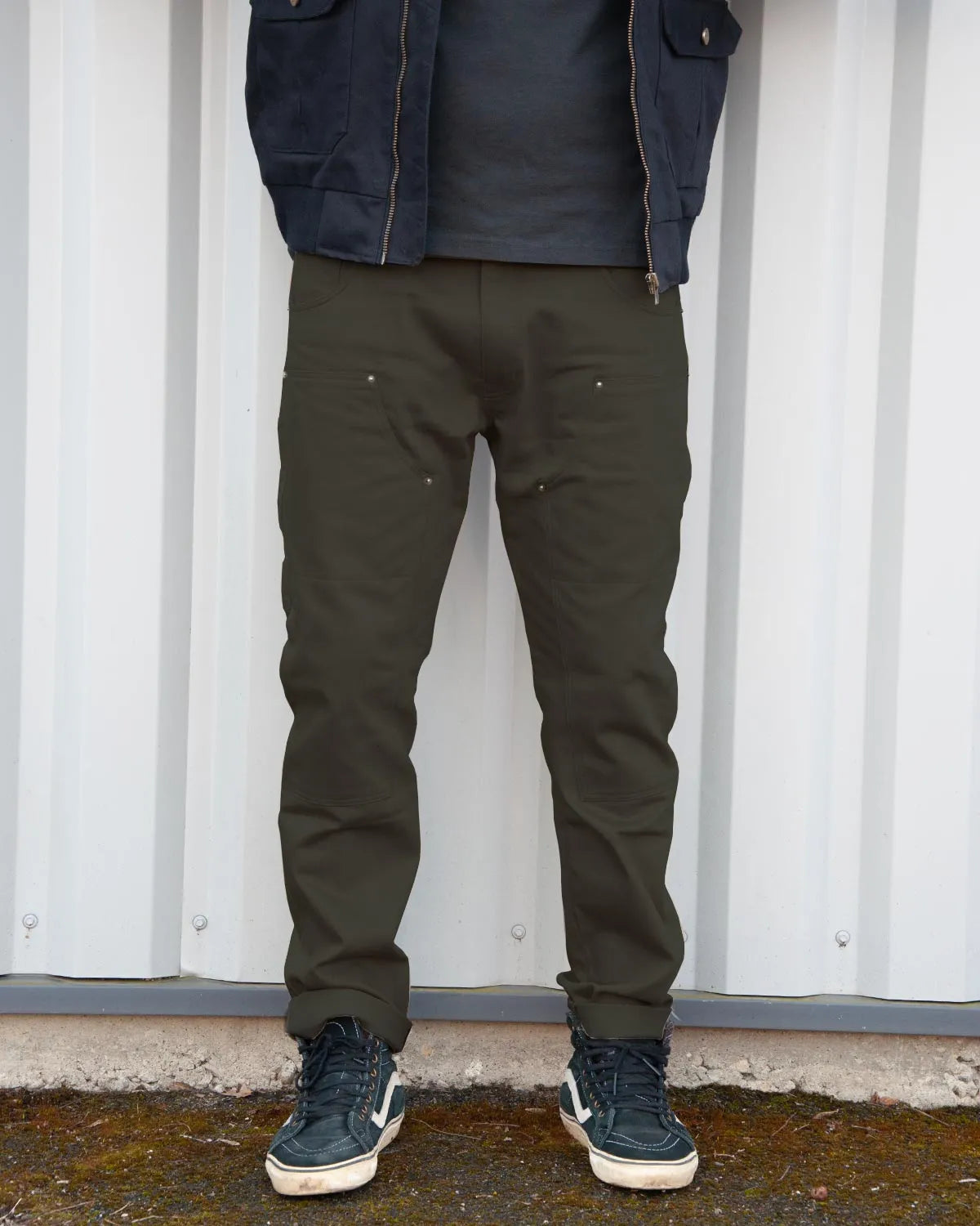 Age of Glory Men's Service Pant Trouser - Dark Olive - Salt Flats Clothing