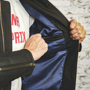 Age of Glory Worker Waxed Cotton Jacket - Black - Salt Flats Clothing