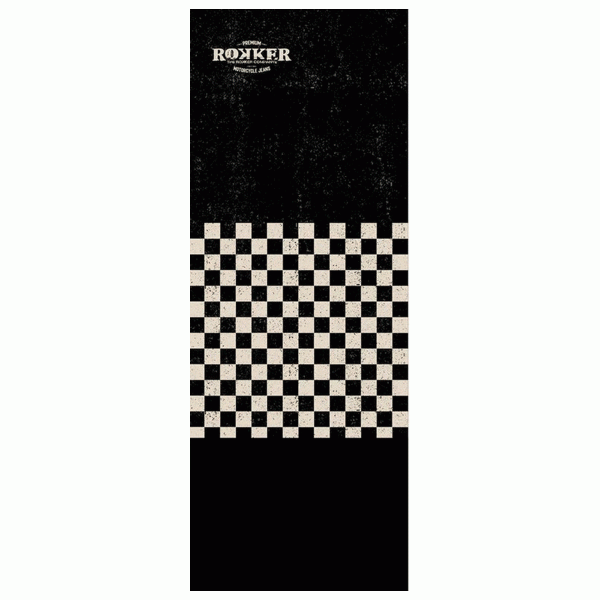 Rokker Fleece Neckwarmer - Check Black - Salt Flats Clothing