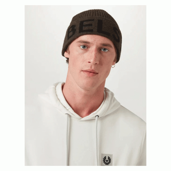 Belstaff Branded Hat - Major Brown / Black - Salt Flats Clothing