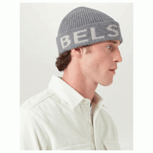 Belstaff Branded Hat - Grey Melange / Silver Birch - Salt Flats Clothing
