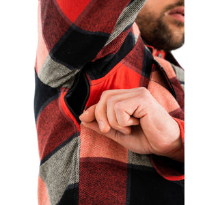 Rokker Boulder Rider Shirt - Red/Black/White - Salt Flats Clothing