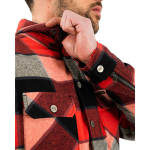 Rokker Boulder Rider Shirt - Red/Black/White - Salt Flats Clothing