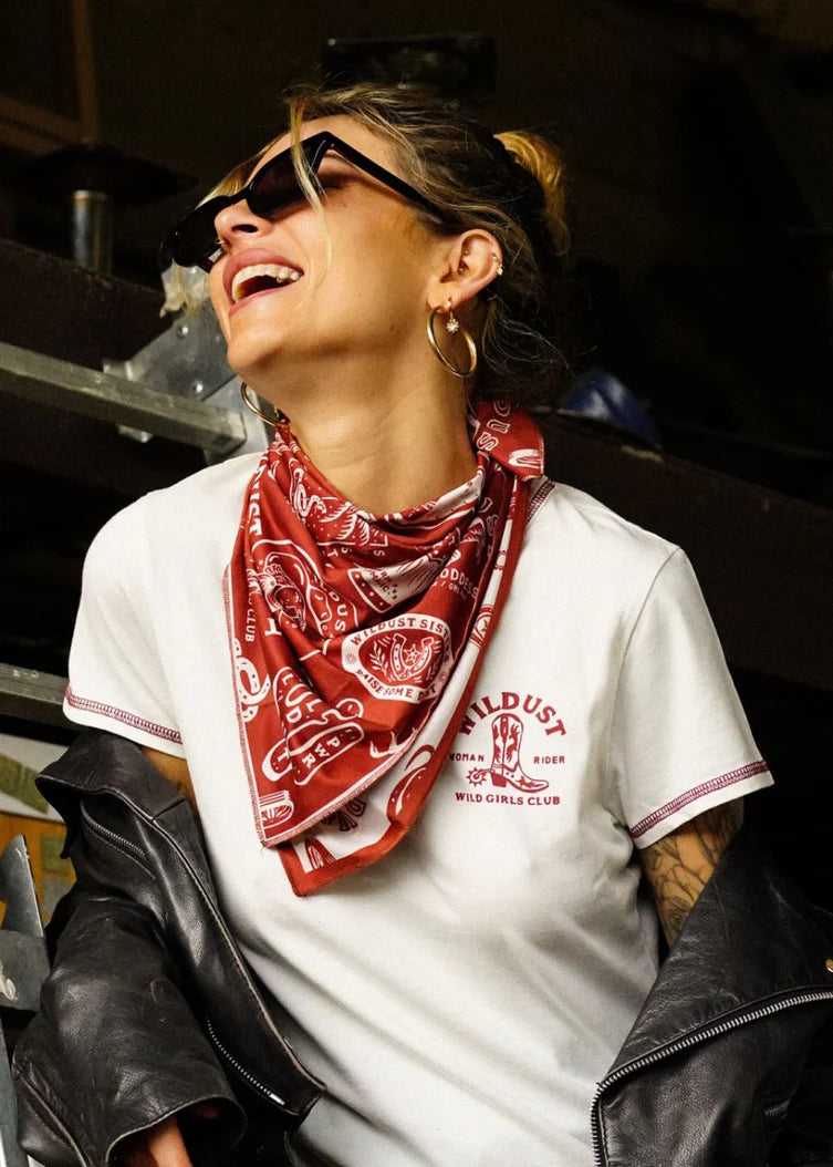 Wildust Sisters Wild Spirit Scarf - Red - Salt Flats Clothing