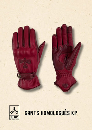 Wildust Sisters Sunclaw Gloves with Knuckle Armour - Red - Salt Flats Clothing