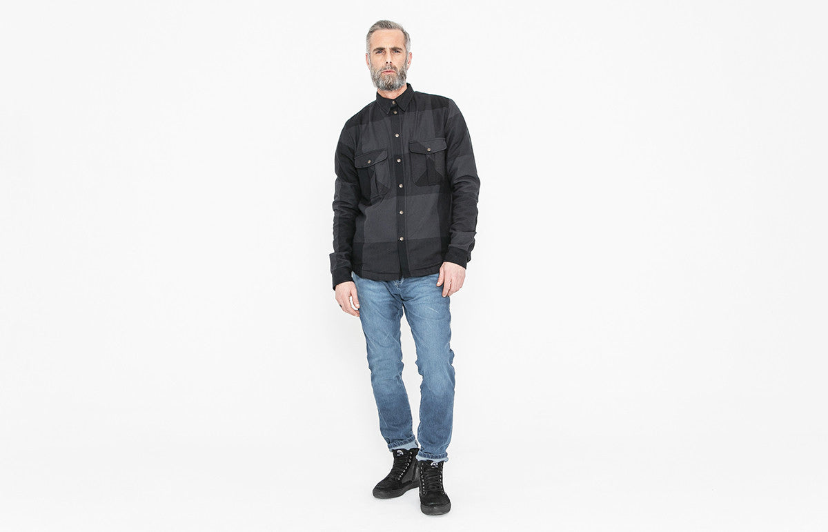 John Doe Motoshirt - Big Block Grey/Black - Salt Flats Clothing