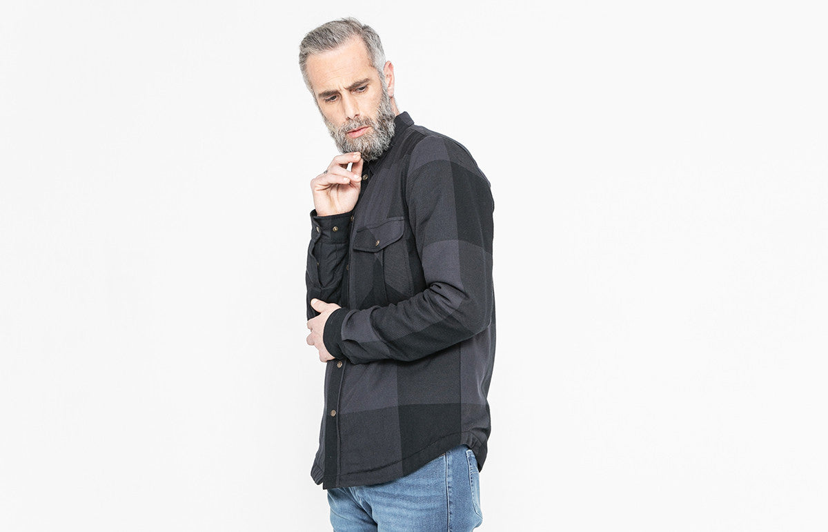 John Doe Motoshirt - Big Block Grey/Black - Salt Flats Clothing
