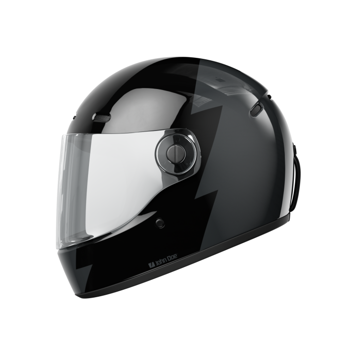 John Doe JD/ONE Helmet - Signature Black/Grey - Salt Flats Clothing