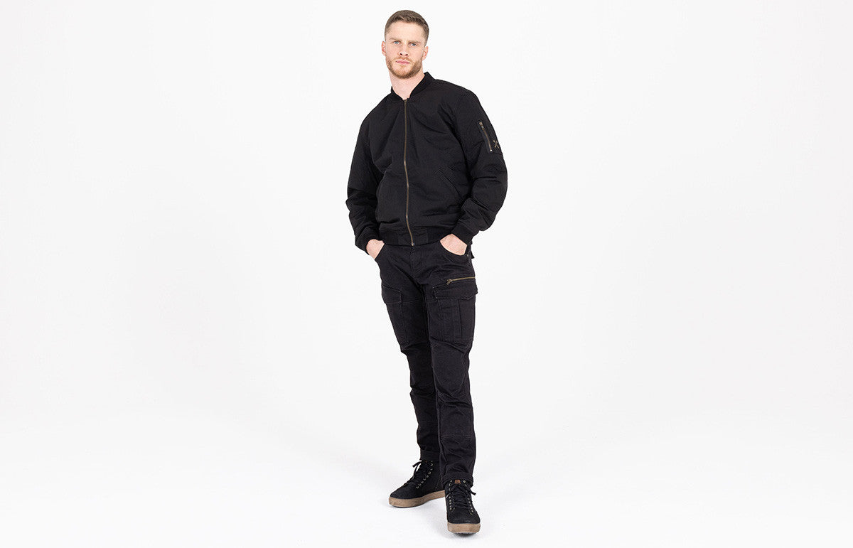 John Doe Defender Mono Cargo Trousers - Black - Salt Flats Clothing