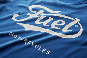 Fuel Motorcycles T'Shirt - Navy - Salt Flats Clothing
