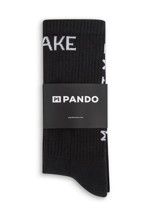 Pando Moto Brake Socks - Black - Salt Flats Clothing