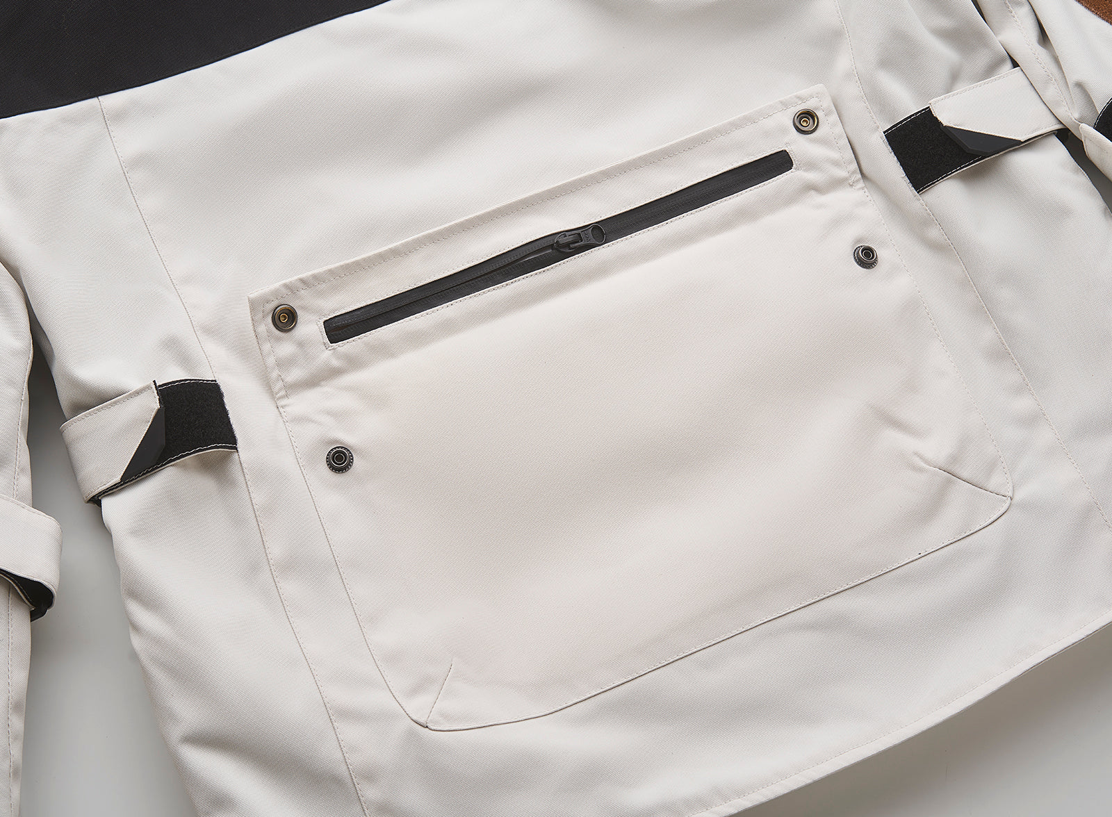 Fuel Motorcycles Rally 2 Jacket - White - Salt Flats Clothing