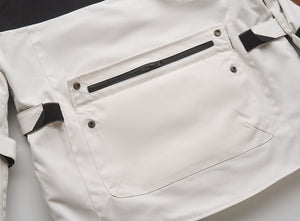 Fuel Motorcycles Rally 2 Jacket - White - Salt Flats Clothing