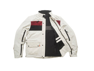 Fuel Motorcycles Rally 2 Jacket - White - Salt Flats Clothing