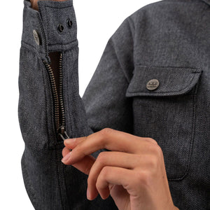 Rokker Boston Rider Ladies Shirt - Grey - Salt Flats Clothing