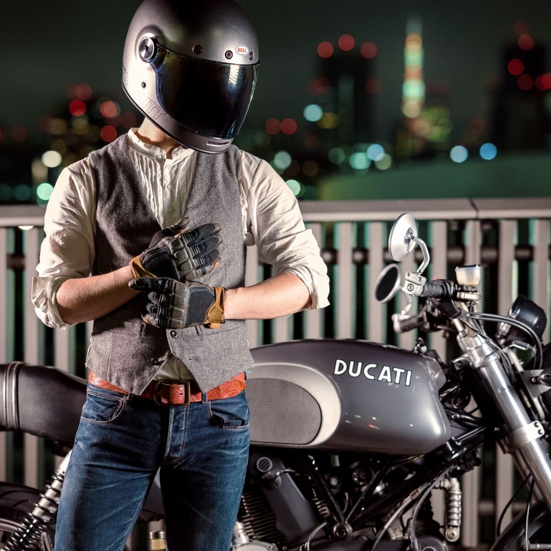 Racer Gloves Ronin Summer Men's Glove - Black - Salt Flats Clothing