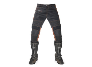 Fuel Motorcycles Sergeant 2 Trousers - Waxed Denim - Salt Flats Clothing