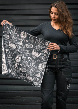 Wildust Sisters Wild Spirit Scarf - Grey - Salt Flats Clothing