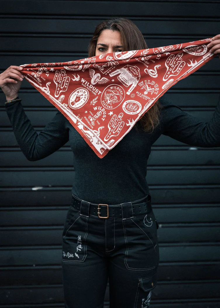 Wildust Sisters Wild Spirit Scarf - Red - Salt Flats Clothing