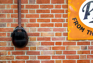 Wentworth Goods Co Wax Cotton Helmet Sling - Brown