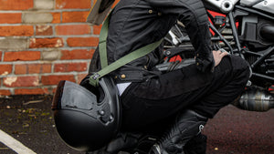 Copy of Wentworth Goods Co Wax Cotton Helmet Sling - Olive