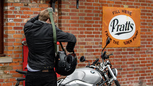 Copy of Wentworth Goods Co Wax Cotton Helmet Sling - Olive