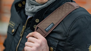 Wentworth Goods Co Wax Cotton Helmet Sling - Brown