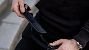 Wentworth Goods Co Wax Cotton Helmet Sling - Black