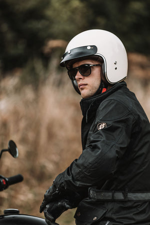 Garibaldi Heritage 1972 Black Wax Cotton Look Mens Jacket CE - Salt Flats Clothing - Freddie Dobbs