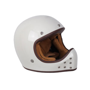 ByCity The Rock Full Face Helmet - White Bone R22.06 - Salt Flats Clothing