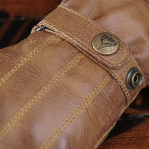 By City Mens Elegant Tan Gloves - Salt Flats Clothing
