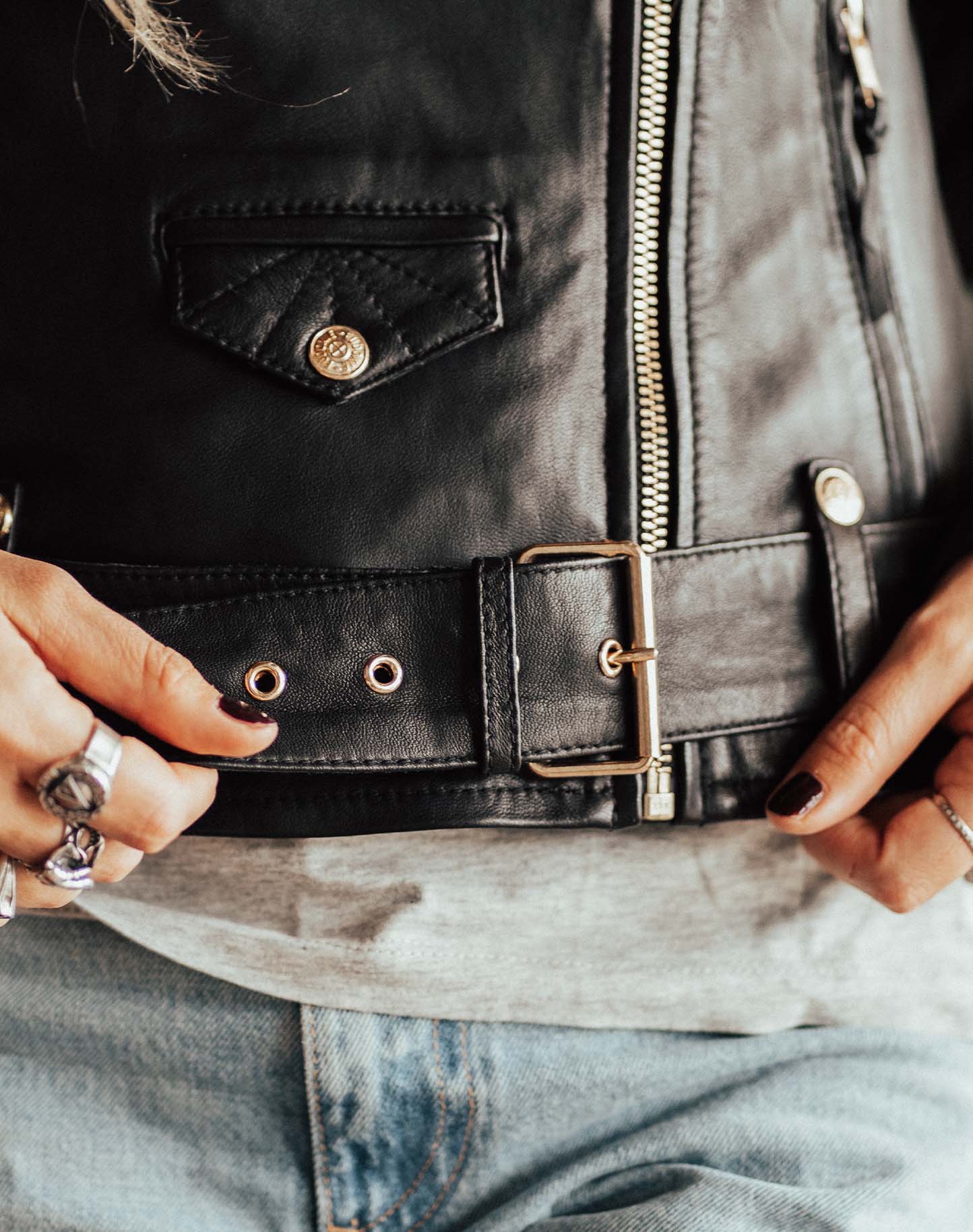 Eudoxie Amy Ladies Leather Jacket - Salt Flats Clothing