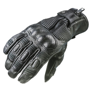 Garibaldi Smoke Winter Vintage Cafe Racer Style Men's Gloves - Black - Salt Flats Clothing