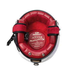 Garibaldi G02X Open Face Vintage Helmet - Pearl White