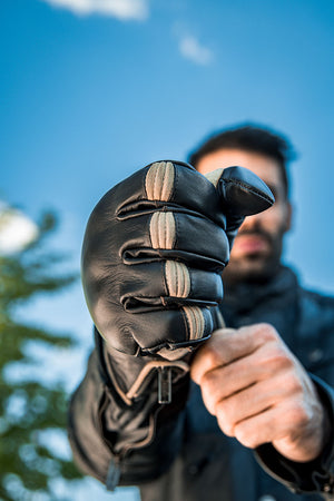 ByCity Mens Detroit Brown Tan Gloves - Salt Flats Clothing