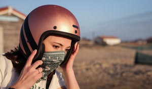 Wildust Sisters Green Bay Bandana Tube Neck Warmer - Salt flats Clothing