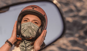 Wildust Sisters Green Bay Bandana Tube Neck Warmer - Salt flats Clothing