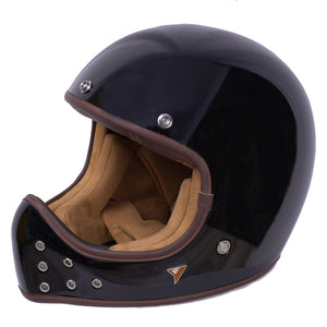 ByCity The Rock Full Face Helmet - Gloss Black R22.06 - Salt Flats Clothing